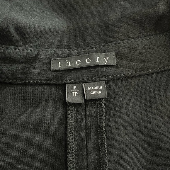 Theory Erimenthia Fixture Shirtdress - Black - Picture 10 of 11